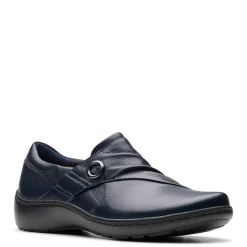 Clearance Clarks Women's , Cora Aubrie Slip-On Navy