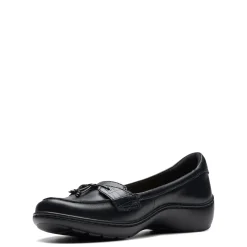 New Clarks Women's , Cora Haley Slip-On Black