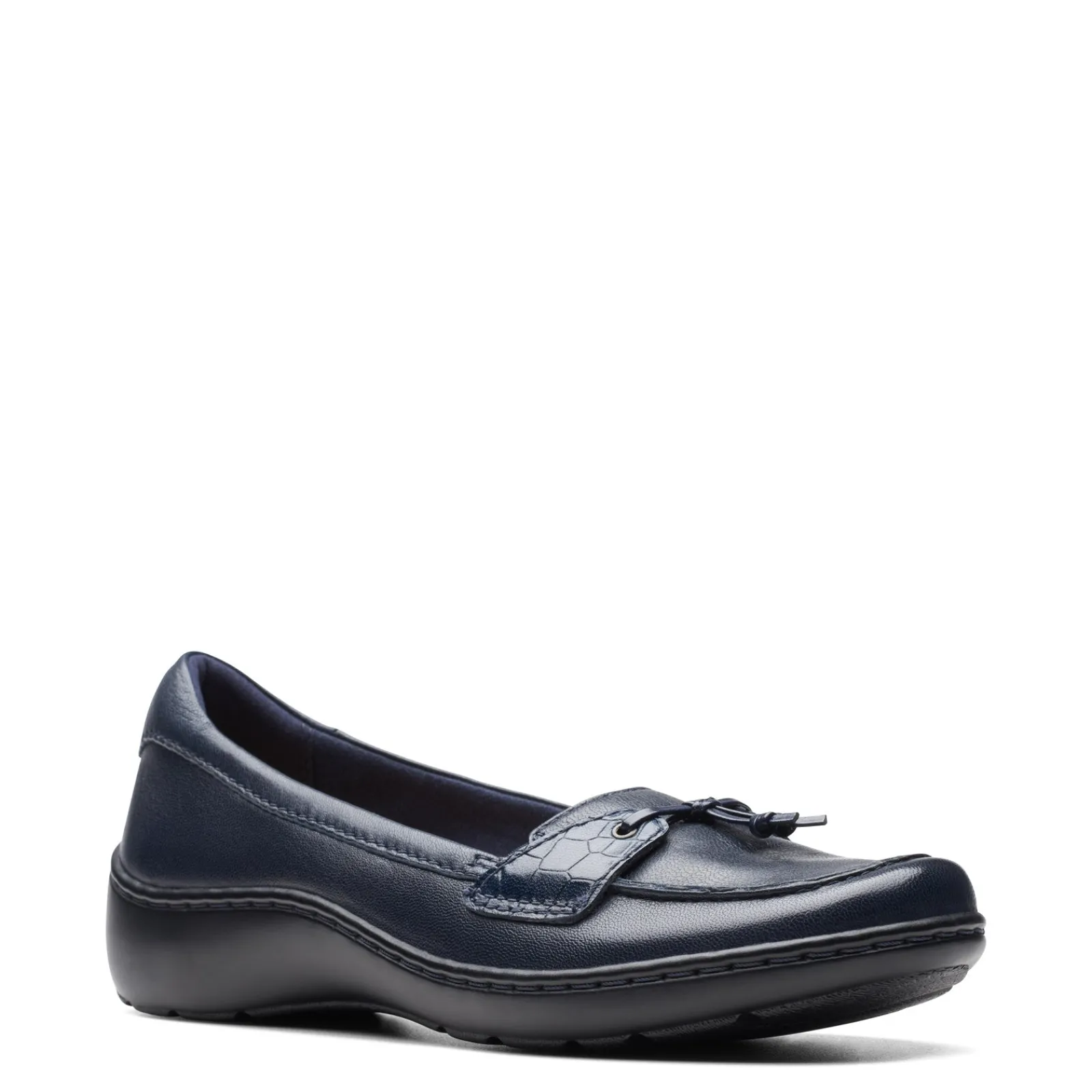 Sale Clarks Women's , Cora Haley Slip-On Navy