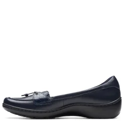 Sale Clarks Women's , Cora Haley Slip-On Navy