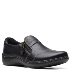 Clarks Women's , Cora Harbor Slip-On Black