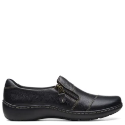 Clarks Women's , Cora Harbor Slip-On Black