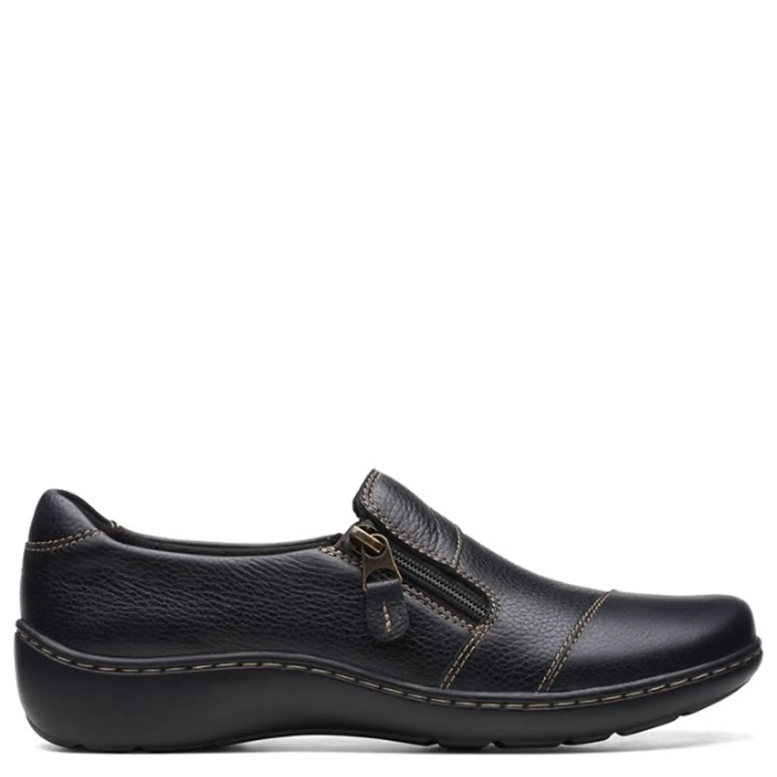 Clarks Women's , Cora Harbor Slip-On Black