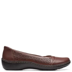 Best Clarks Women's , Cora Iris Slip-On Dark Tan Leather