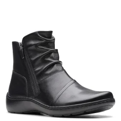 New Clarks Women's , Cora Pace Boot Black