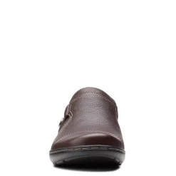 Discount Clarks Women's , Cora Poppy Slip-On Dark Brown