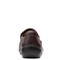 Discount Clarks Women's , Cora Poppy Slip-On Dark Brown