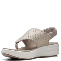 Clearance Clarks Women's , Drift Blossom Sandal Taupe