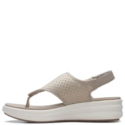 Clearance Clarks Women's , Drift Blossom Sandal Taupe