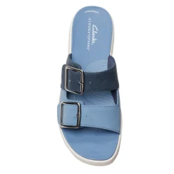 Sale Clarks Women's , Drift Buckle Sandal Denim Combi