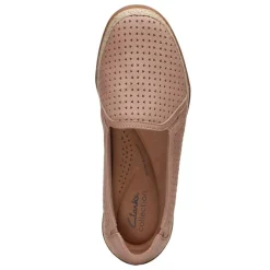 New Clarks Women's , Elaina Ruby Slip-On Warm Beige