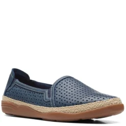 Outlet Clarks Women's , Elaina Ruby Slip-On Navy