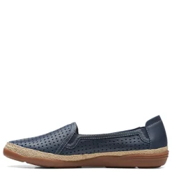 Outlet Clarks Women's , Elaina Ruby Slip-On Navy