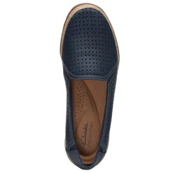 Outlet Clarks Women's , Elaina Ruby Slip-On Navy