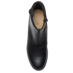 New Clarks Women's , Emily2 Belle Boot Black Leather