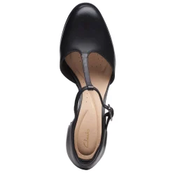 Hot Clarks Women's , Freva 85 Bar Pump Black