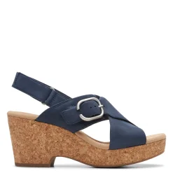Outlet Clarks Women's , Giselle Dove Sandal Navy
