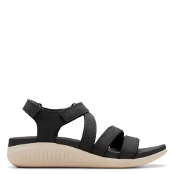 Best Clarks Women's , Glide Hi Ella Sandal Black