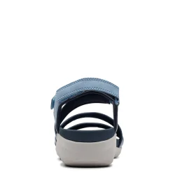 Discount Clarks Women's , Glide Hi Ella Sandal Denim