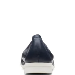 New Clarks Women's , Jenette Ease Flat Navy
