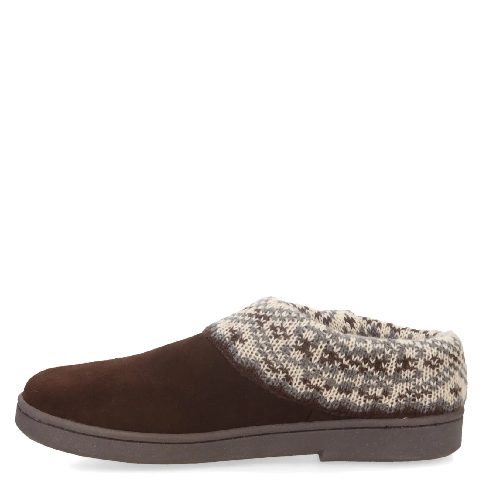 Online Clarks Women's , Knit Collar Slipper Brown