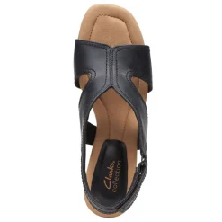Outlet Clarks Women's , Kyarra Aster Sandal Black