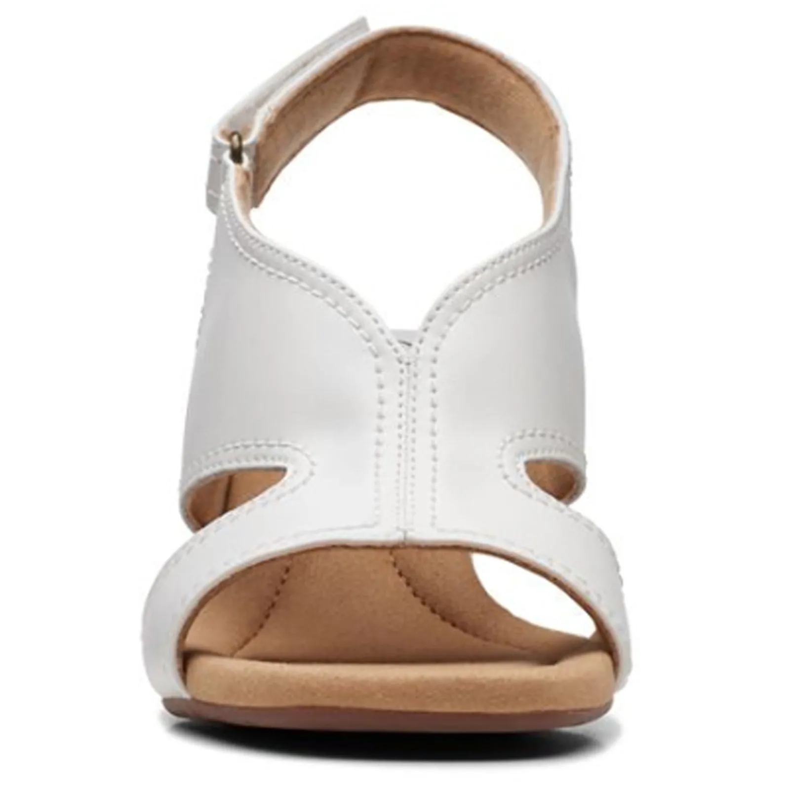 Outlet Clarks Women's , Kyarra Aster Sandal White