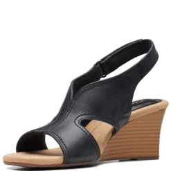 Clearance Clarks Women's , Kyarra Aster Sandal Black