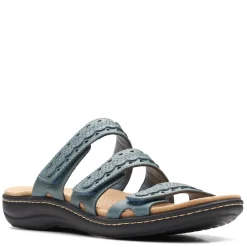 Best Clarks Women's , Laurieann Cove Sandal Blue Gray