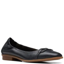 Outlet Clarks Women's , Lyrical Rhyme Flat Black