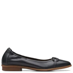 Outlet Clarks Women's , Lyrical Rhyme Flat Black