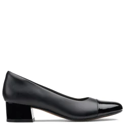 Outlet Clarks Women's , Marilyn Sara Pump Black Leather