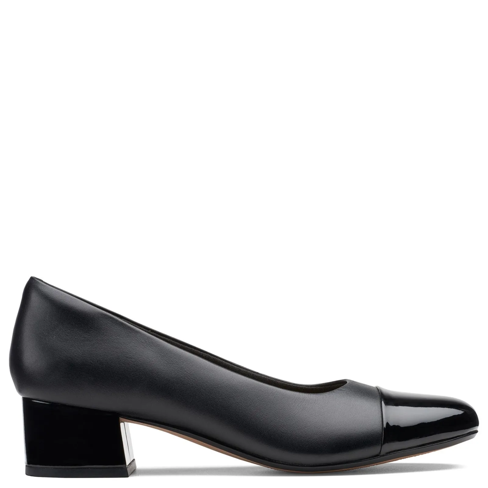 Outlet Clarks Women's , Marilyn Sara Pump Black Leather
