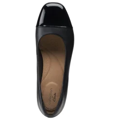 Outlet Clarks Women's , Marilyn Sara Pump Black Leather
