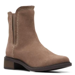 Best Clarks Women's , Maye Zip Boot Pebble