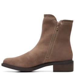 Best Clarks Women's , Maye Zip Boot Pebble