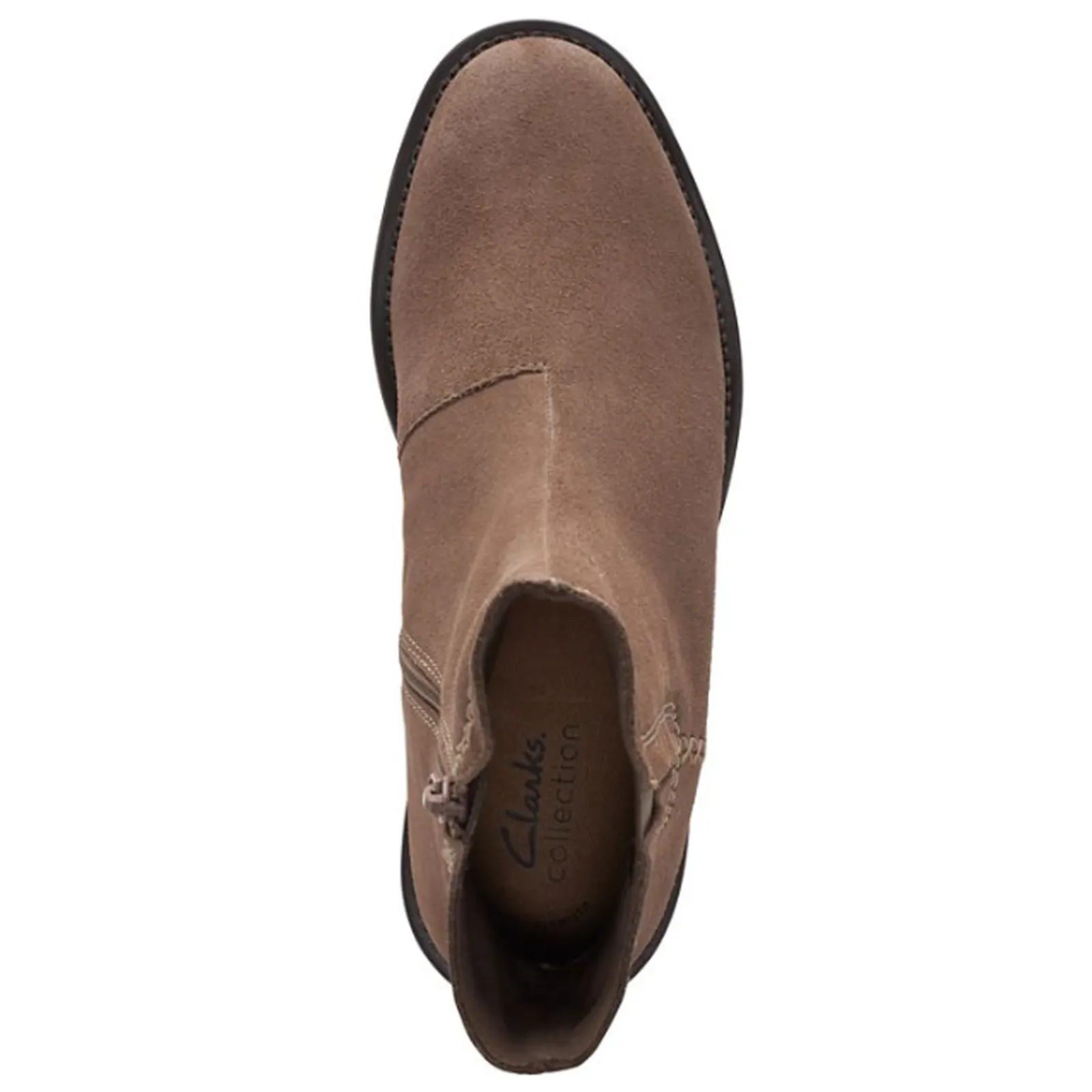 Best Clarks Women's , Maye Zip Boot Pebble