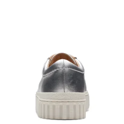 Online Clarks Women's , Mayhill Walk Sneaker Silver Metallic