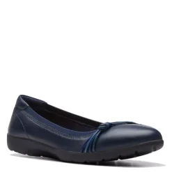 Hot Clarks Women's , Meadow Rae Slip-On Navy Leather