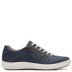 Online Clarks Women's , Nalle Lace Sneaker Navy Nubuck