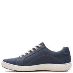 Online Clarks Women's , Nalle Lace Sneaker Navy Nubuck