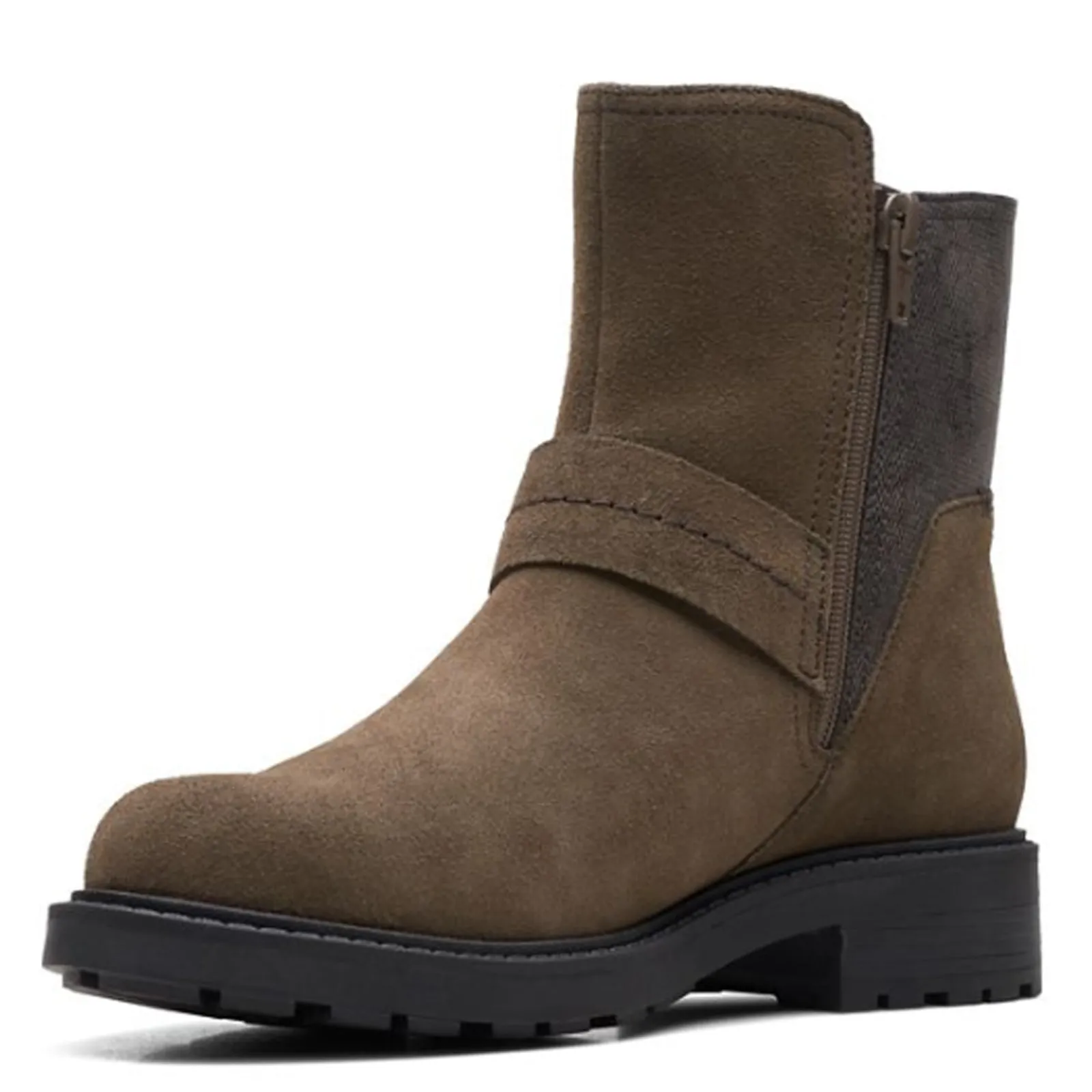 Online Clarks Women's , Opal Rose Boot Dark Olive