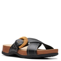 Clarks Women's , Reileigh Bay Sandal Black