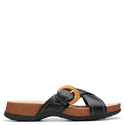 Clarks Women's , Reileigh Bay Sandal Black