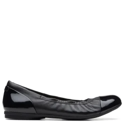 Online Clarks Women's , Rena Jazz Flat Black