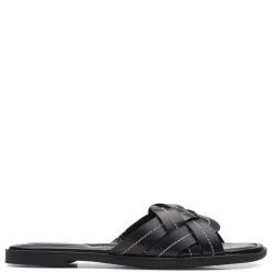 Clarks Women's , Reyna Weave Sandal Black