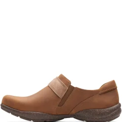 Hot Clarks Women's , Roseville Dot Slip-On Tan
