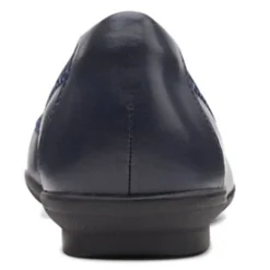 Clarks Women's , Sara Bay Flat Navy