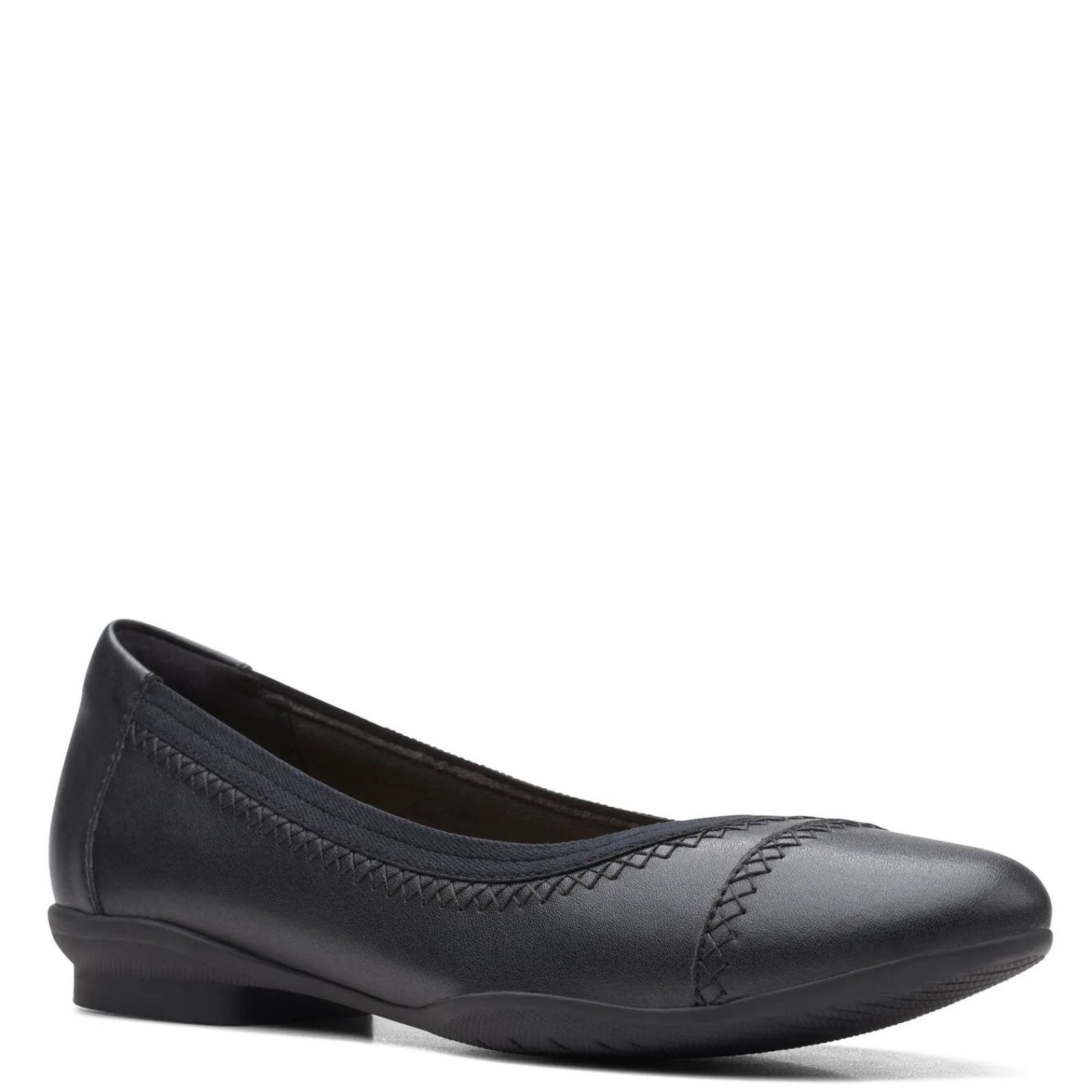 Online Clarks Women's , Sara Bay Flat Black