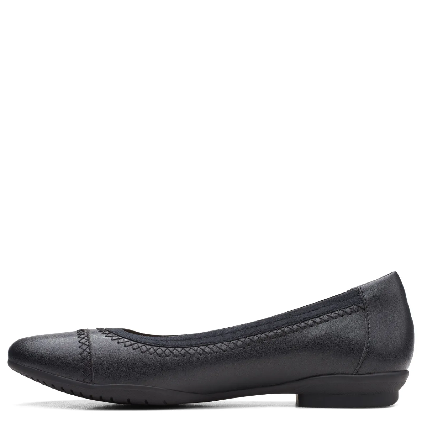 Online Clarks Women's , Sara Bay Flat Black